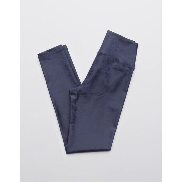 OFFLINE By Aerie The Hugger Crossover High Waisted Crackle Leggings size M NWOT - Picture 5 of 14